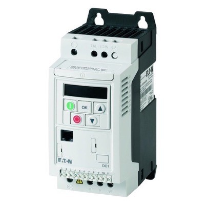 DC1-124D3FN-A20CE1 Eaton DC1 Single Phase Variable Frequency Drive 230V 4.3A 0.75kW
