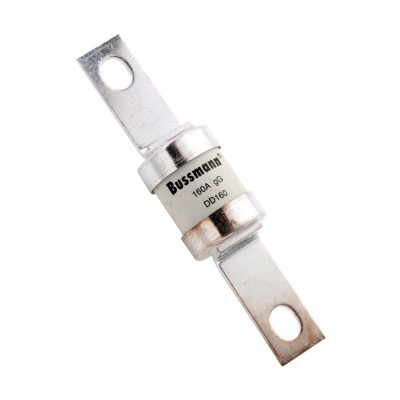 DD125 Eaton Bussmann DD 125A gG Fuse BS88 B2 Centre Bolt Fixing 136mm Overall Length 111mm Fixing Centres 415VAC Rated