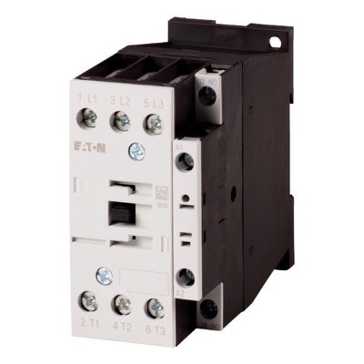 DILM25-10(110V50HZ,120V) Eaton DILM Contactor 3 Pole 25A AC3 11kW 1 x N/O Auxiliary 110VAC Coil