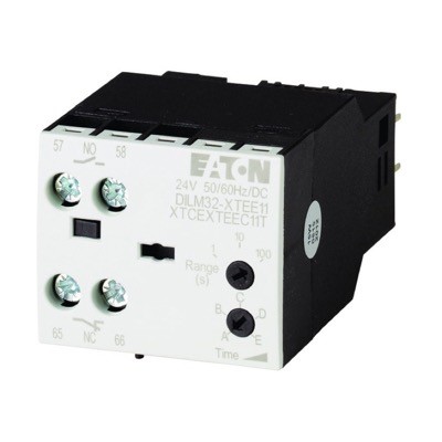 DILM32-XTEE11(RA24) Eaton DILM Timer Module 24VAC/DC 0.1-100s On-Delayed Top Mounting