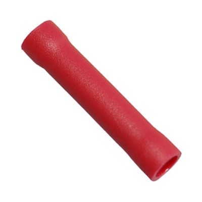 DVBC1 Insulated Red Butt Crimp for 0.5-1.5mm Cable