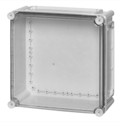 EKOE 130 T Fibox EK Polycarbonate 280 x 280 x 130mmD Enclosure Clear Lid IP66/67