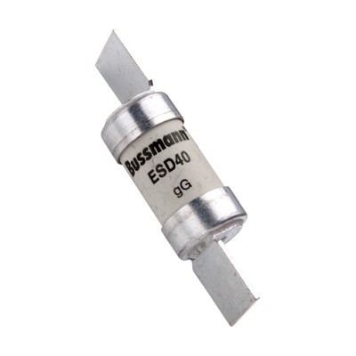 ESD10 Eaton Bussmann ESD 10A gG Fuse BS88 F2 Offset Blade 68mm Overall Length 16mm Blade Length 550VAC Rated
