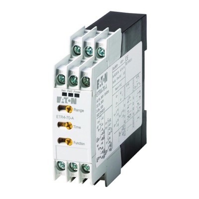 ETR4-70-A Eaton ETR4 Timing Relay Multi-Function 0.05s-100hr 24-240VAC/DC Potentiometer Connection