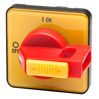 H690003 IMO LB69 Red/Yellow Isolator Handle 48 x 48mm