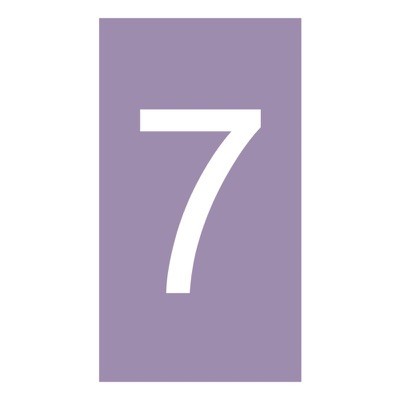 038237 Legrand CAB3 Marker 4-6mm Purple &#039;7&#039; Pack of 800