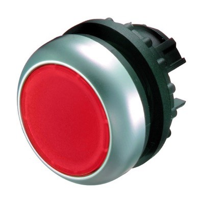 M22-DL-R Eaton RMQ-Titan Illuminated Red Flush Pushbutton Actuator 22.5mm Spring Return 