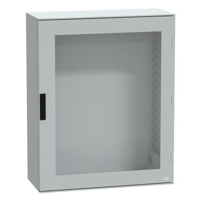 NSYPLM108TG Schneider Thalassa PLM GRP 1056H x 852W x 350mmD Wall Mounting Enclosure IP66 Glazed Door