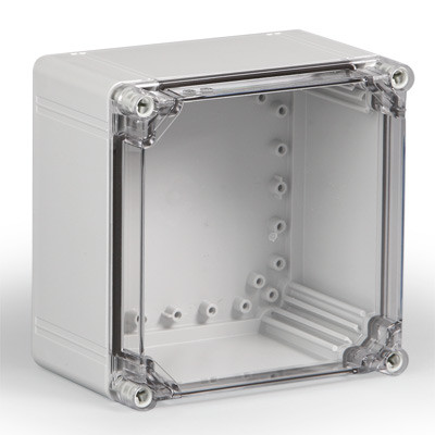 OPCP202013T Ensto Cubo O Polycarbonate 200 x 200 x 132mmD Enclosure Clear Lid IP66/67