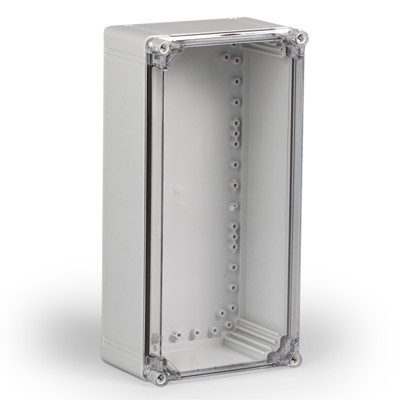 OPCP204013T Ensto Cubo O Polycarbonate 200 x 400 x 132mmD Enclosure Clear Lid IP66/67