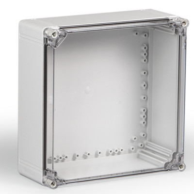 OPCP303013T Ensto Cubo O Polycarbonate 300 x 300 x 132mmD Enclosure Clear Lid IP66/67