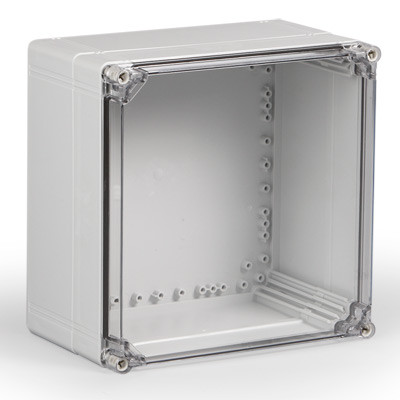 OPCP303018T Ensto Cubo O Polycarbonate 300 x 300 x 187mmD Enclosure Clear Lid IP66/67
