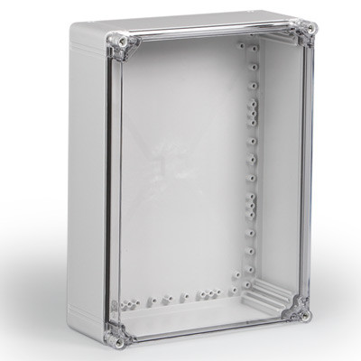 OPCP304013T Ensto Cubo O Polycarbonate 300 x 400 x 132mmD Enclosure Clear Lid IP66/67