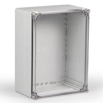OPCP304018T Ensto Cubo O Polycarbonate 300 x 400 x 187mmD Enclosure Clear Lid IP66/67