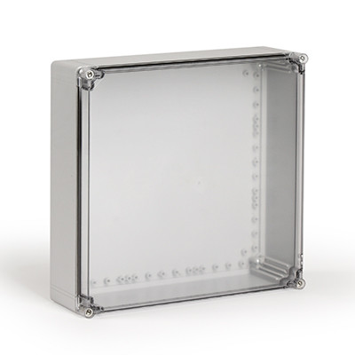 OPCP404013T Ensto Cubo O Polycarbonate 400 x 400 x 132mmD Enclosure Clear Lid IP66/67
