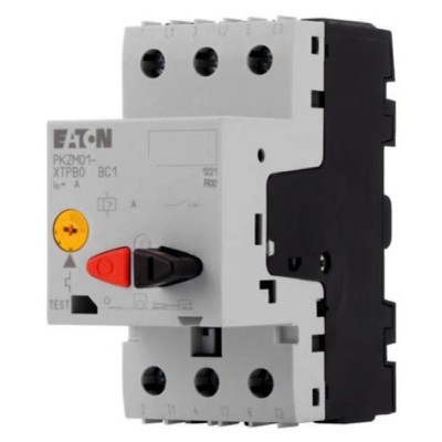 PKZM01-10 Eaton PKZM01 6.3 - 10A Motor Circuit Breaker with Pushbutton Control Motor Rating 4kW