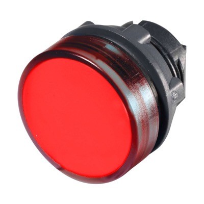 ZB5AV043 Schneider Harmony XB5 Red Pilot Lamp Head for Integral LED 22.5mm Dark Grey Plastic Bezel