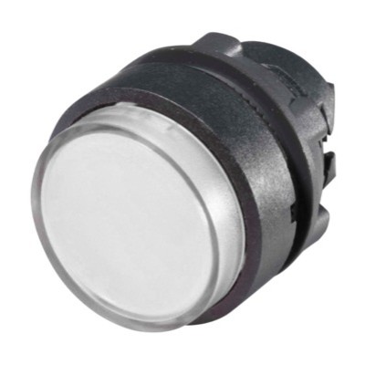 ZB5AW113 Schneider Harmony XB5 White Extended Illuminated Pushbutton Actuator for Integral LED 22.5mm Spring Return