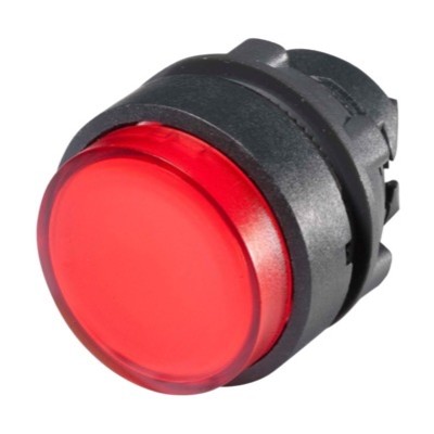 ZB5AW143 Schneider Harmony XB5 Red Extended Illuminated Pushbutton Actuator for Integral LED 22.5mm Spring Return