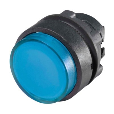 ZB5AW163 Schneider Harmony XB5 Blue Extended Illuminated Pushbutton Actuator for Integral LED 22.5mm Spring Return
