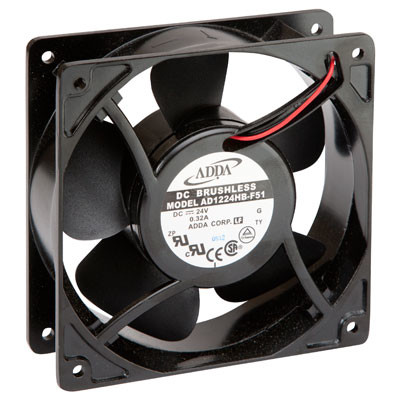 AD1224HB-F51 120 x 120 x 38mm Aluminium Fan 24VDC with Wire Connections