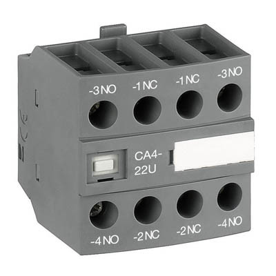 CA4-22E ABB AF Front Mounted 2 x N/O  2 x N/C Auxiliary Block for AF26 - AF38 Contactors