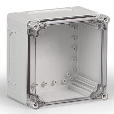 CPCF202013T Ensto Cubo C Polycarbonate 200 x 200 x 132mmD Enclosure Clear Lid IP66/67