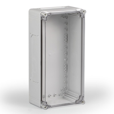 CPCF204013T Ensto Cubo C Polycarbonate 200 x 400 x 132mmD Enclosure Clear Lid IP66/67