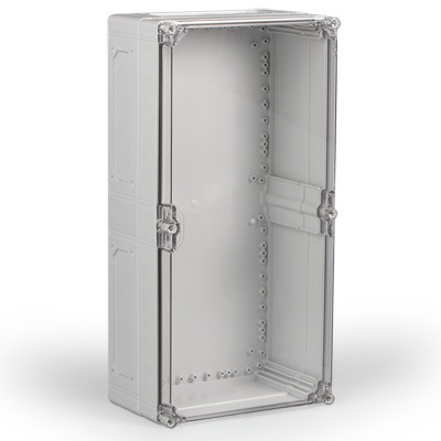 CPCF306018T Ensto Cubo C Polycarbonate 300 x 600 x 187mmD Enclosure Clear Lid IP66/67
