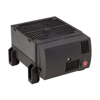 03051.0-00 STEGO CR 030 950W Fan Heater with Built-in Thermostat 0 - 60 Deg C 230VAC Screw Fixing.