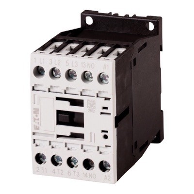DILM7-01(24VDC) Eaton DILM Contactor 3 Pole 7A AC3 3kW 1 x N/C Auxiliary 24VDC Coil