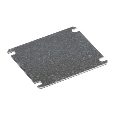 DMP1220 Ensto Cubo D Steel Mounting Plate Galvanised Steel Plate Dimensions 120 x 200 x 1.5mmD