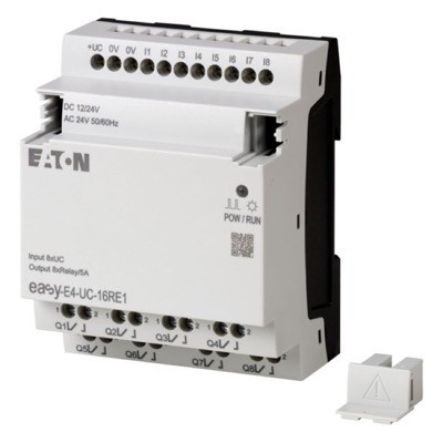 EASY-E4-UC-16RE1 Eaton easyE4 Expansion Module 12/24VDC 24VAC 8 Digital Input 8 Relay Output