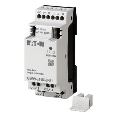 EASY-E4-UC-8RE1 Eaton easyE4 Expansion Module 12/24VDC 24VAC 4 Digital Input 4 Relay Output 8A