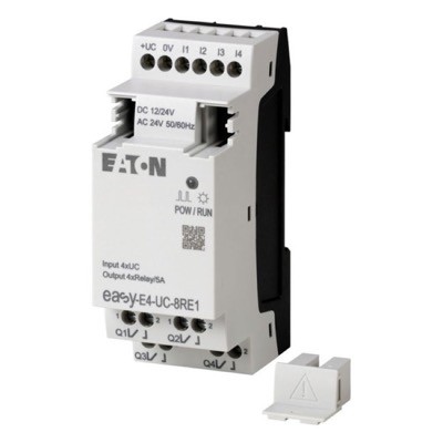 EASY-E4-UC-8RE1 Eaton easyE4 Expansion Module 12/24V DC 24V AC 4 Digital Input 4 Relay Output 8A