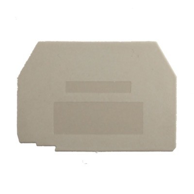 EPF3BEIGE IMO ER Beige End Plate for ERTD3 &amp; ERTD4 Disconnect Terminals &amp; for ERF3 Fuse Terminal
