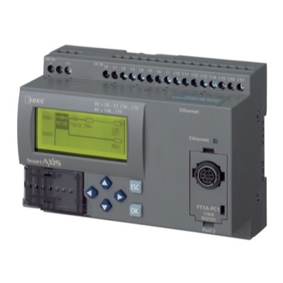FT1A-H24RC IDEC FT1A SmartAXIS Relay 24 I/O 100-240V AC with 2.1&quot; Monochrome Screen