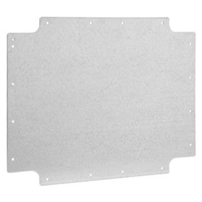 B04862 IBOCO Mounting Plate for Pico 190 x 140mm Enclosures Galvanised Steel Plate 130 x 170 x 1.5mmD