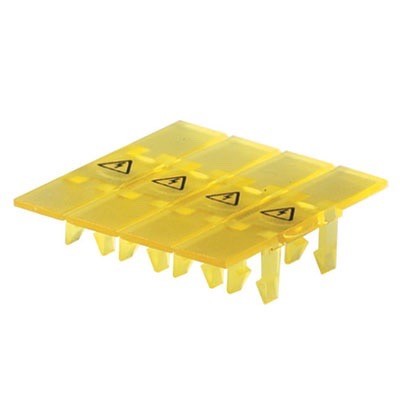 04.343.5056.8 Wieland selos WK 10mm Terminal Warning Sign Cover (x4) 