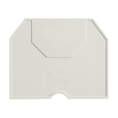 07.311.6755.0 Wieland selos WK Grey End Plate for 16mm Terminal