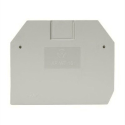 07.313.2755.0 Wieland selos AP Grey End Plate for WT16 16mm Terminal