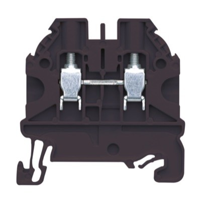 58.503.0055.1 Wieland selos WT 2.5mm Black DIN Rail Terminal for TS35 Rail Single Feed Through WT2,5 SW