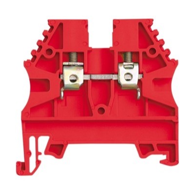 ER2.5RED IMO ER 2.5mm Red DIN Rail Terminal for TS35 Rail Single Feed Through
