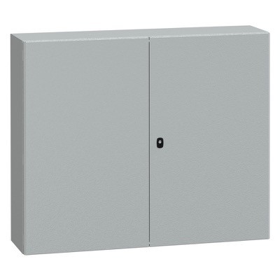 NSYS3D101230DP Schneider PanelSeT S3D Mild Steel 1000H x 1200W x 300mmD Wall Mounting Enclosure IP55