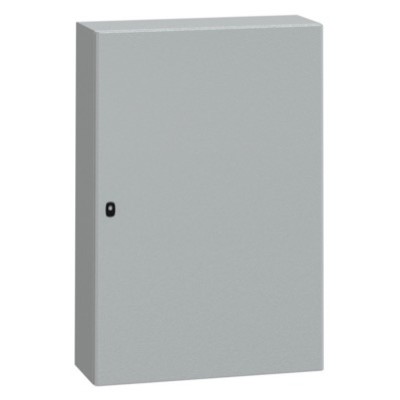 NSYS3D12840P Schneider Spacial S3D Mild Steel 1200H x 800W x 400mmD Wall Mounting Enclosure IP66