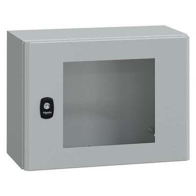 NSYS3D3420T Schneider Spacial S3D Mild Steel 300H x 400W x 200mmD Wall Mounting Enclosure IP66