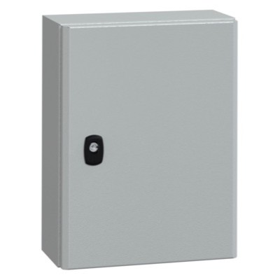 NSYS3D4320P Schneider Spacial S3D Mild Steel 400H x 300W x 200mmD Wall Mounting Enclosure IP66