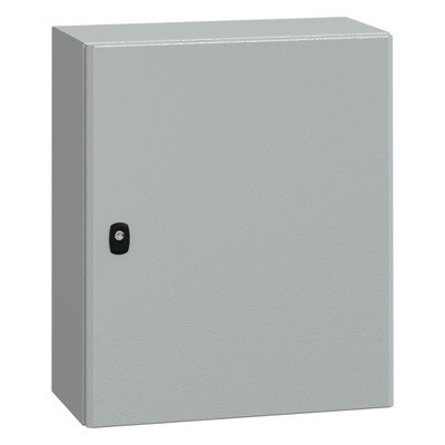 NSYS3D6525P Schneider Spacial S3D Mild Steel 600H x 500W x 250mmD Wall Mounting Enclosure IP66