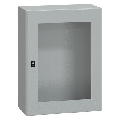 NSYS3D8630T Schneider Spacial S3D Mild Steel 800H x 600W x 300mmD Wall Mounting Enclosure IP66