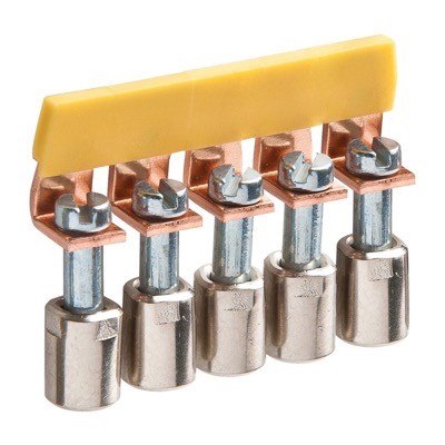 Z7.280.2527.0 Wieland Selos WK IVBWK 2.5-5; 5 Pole Insulated Cross Connector for 2.5mm (5mm Wide) 57 Series Terminals